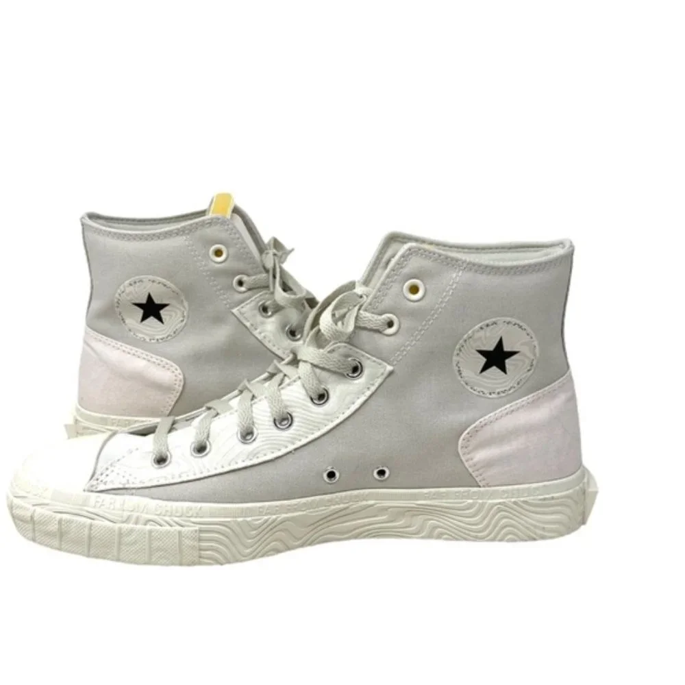 Converse Chuck Taylor All Star High Top Beige Men’s Size Canvas Sneakers A00794C - Picture 3 of 9